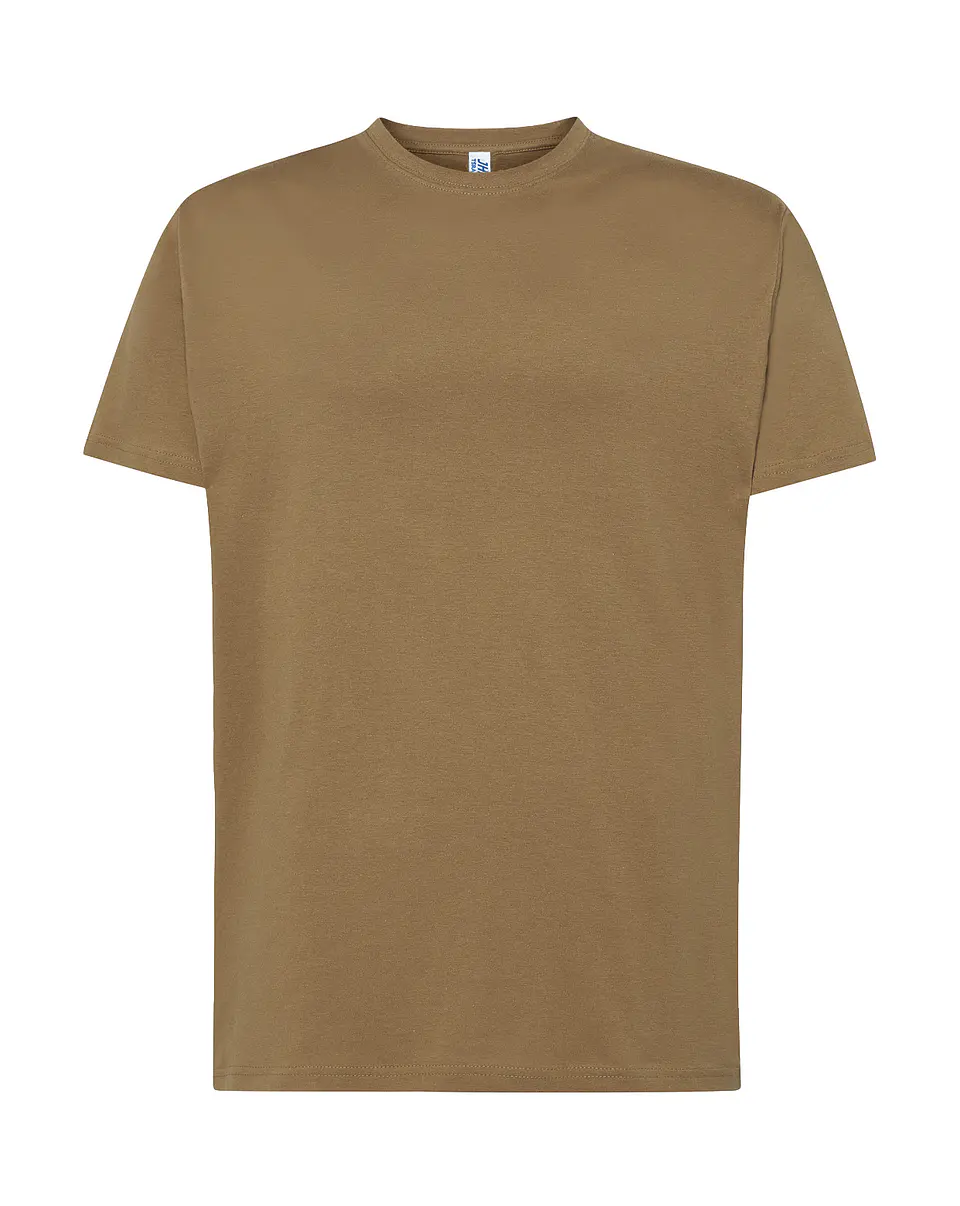 Regular T-Shirt Man — Brown — Sem Personalização 1