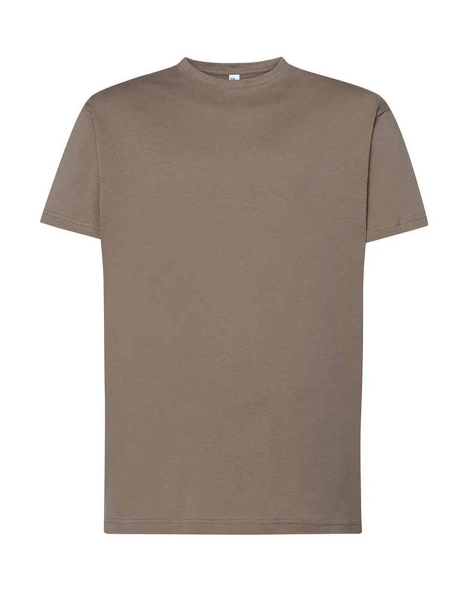 Regular T-Shirt Man — Brown Dark — Sem Personalização 1