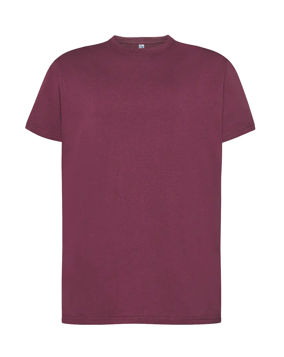 Regular T-Shirt Man — Burgundy — Sem Personalização 1