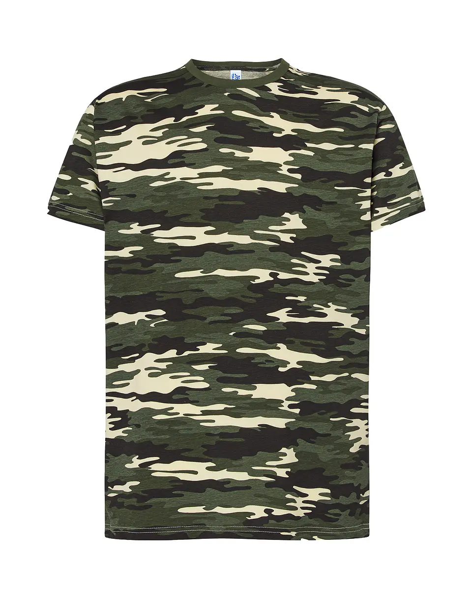 Regular T-Shirt Man — Camouflage — Sem Personalização 1
