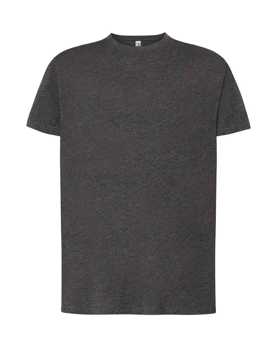 Regular T-Shirt Man — Charcoal Heather — Sem Personalização 1