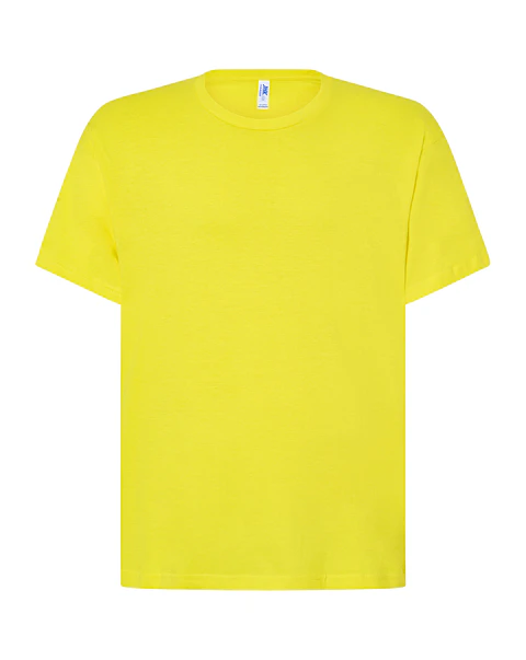 Regular T-Shirt Man — Lemon Yellow — Sem Personalização