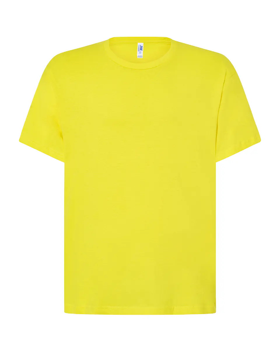 Regular T-Shirt Man — Lemon Yellow — Sem Personalização 1