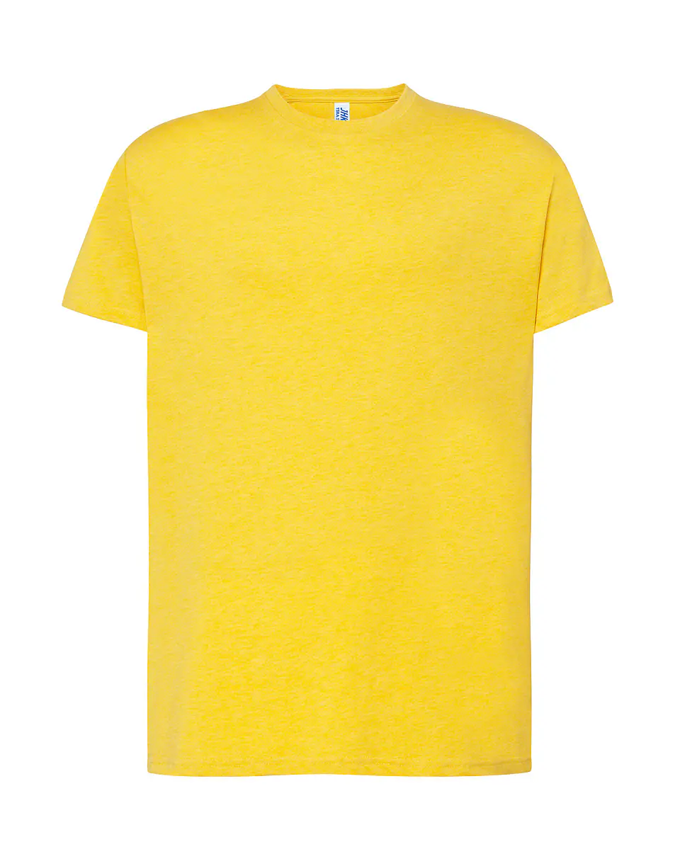 Regular T-Shirt Man — Mustard Heather — Sem Personalização 1