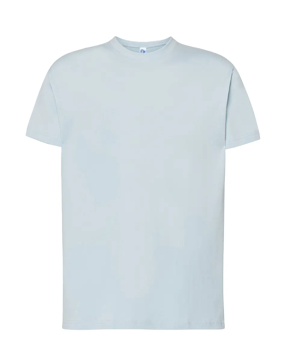 Regular T-Shirt Man — Sky Blue Neon — Sem Personalização 1