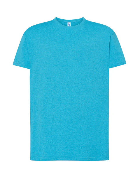 Regular T-Shirt Man — Turquoise Heather — Sem Personalização
