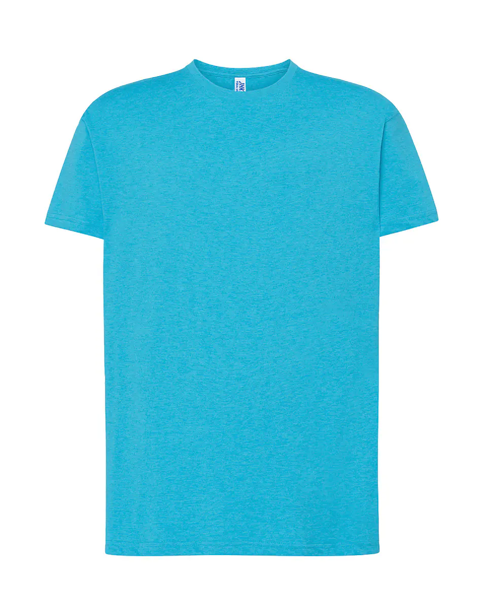 Regular T-Shirt Man — Turquoise Heather — Sem Personalização 1
