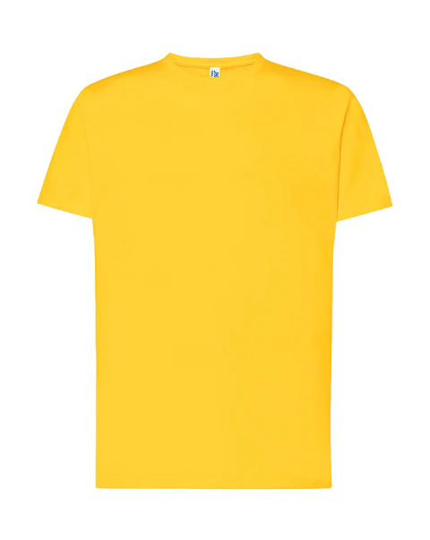 Regular T-Shirt Man — Yellow — Sem Personalização