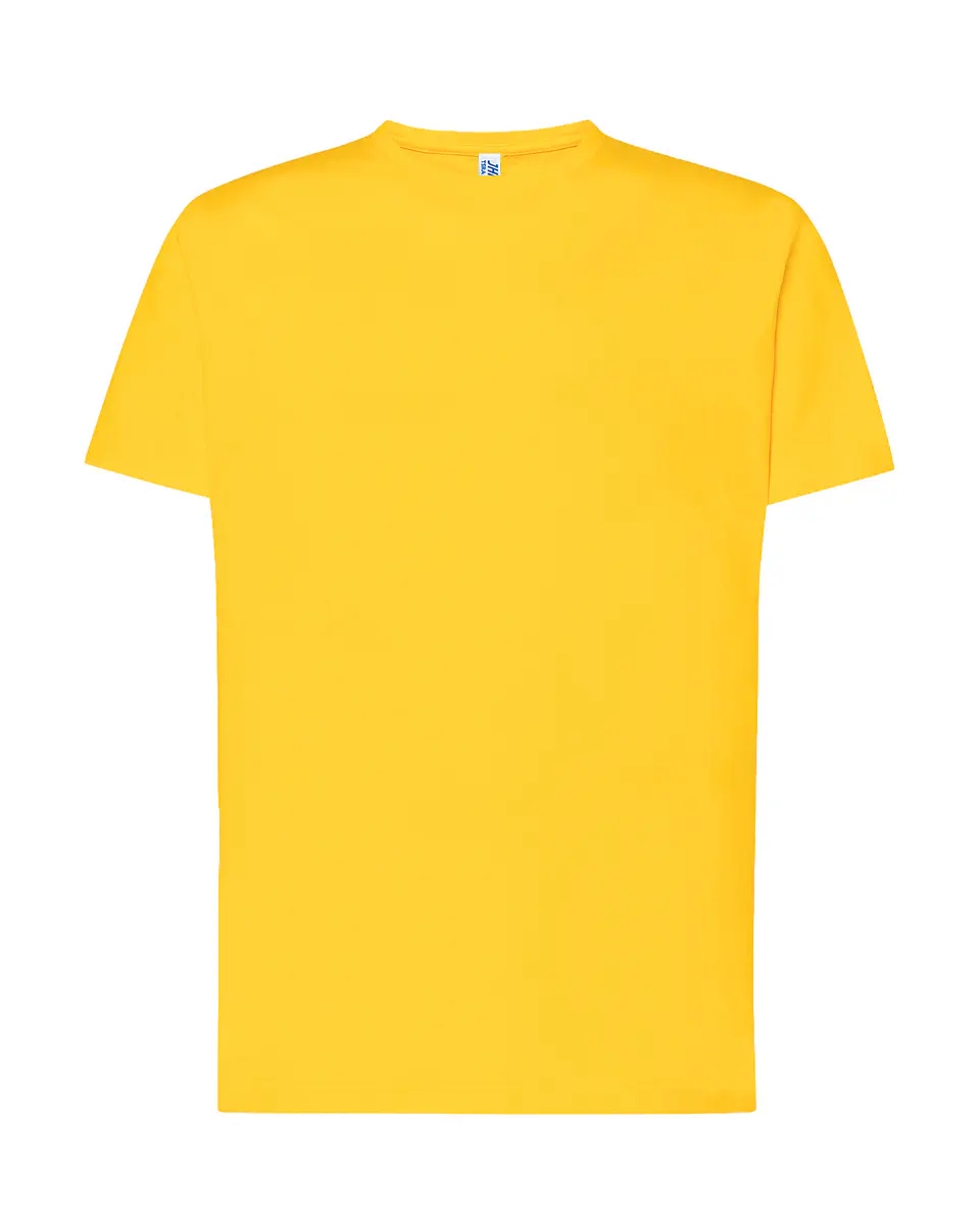 Regular T-Shirt Man — Yellow — Sem Personalização 1