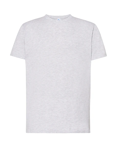 Regular Premium T-Shirt — Ash Melange — Sem Personalização
