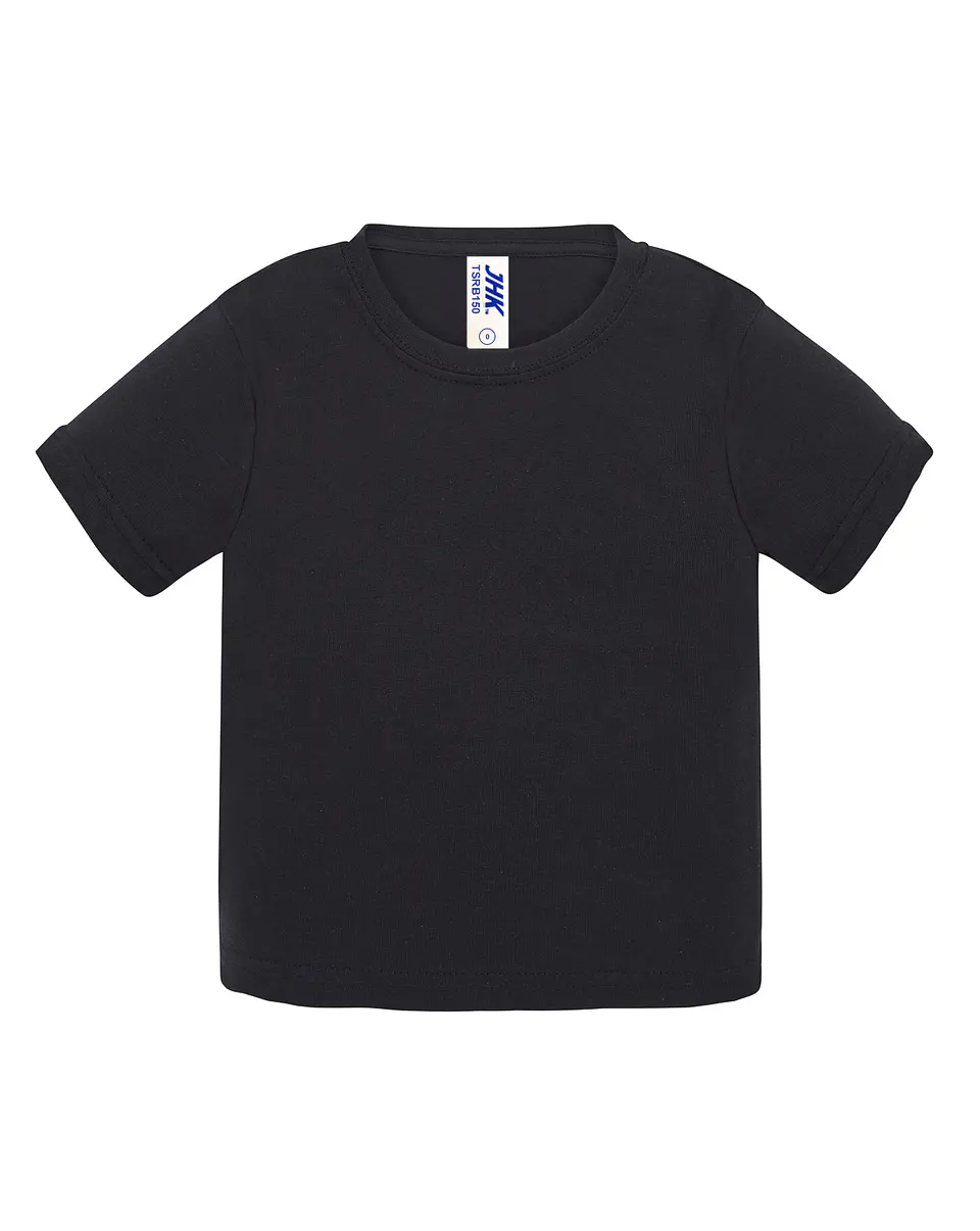 T-Shirt Baby — Black — Sem Personalização 1
