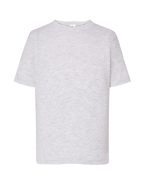 T-Shirt Kid — Ash Melange — Sem Personalização