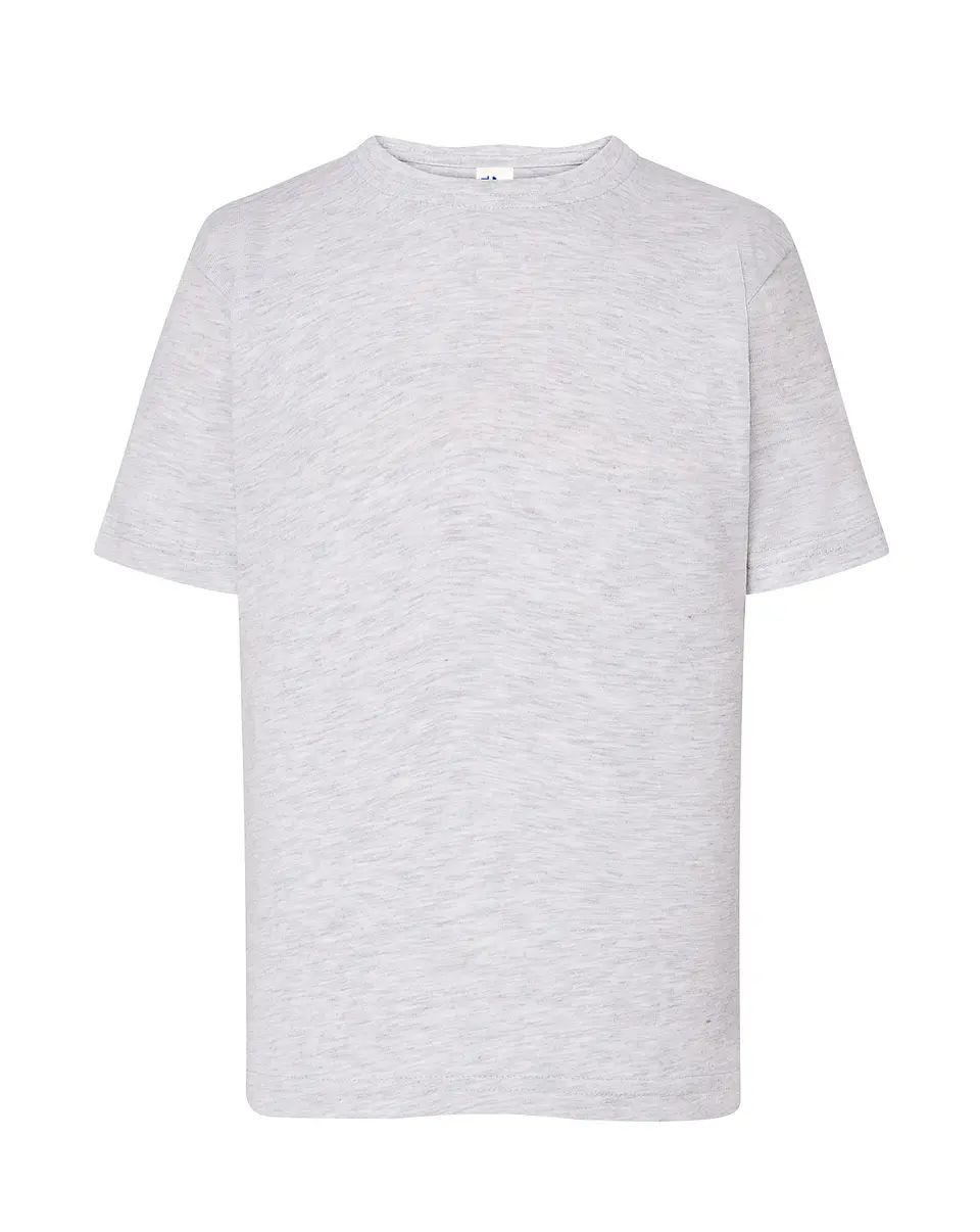 T-Shirt Kid — Ash Melange — Sem Personalização 1