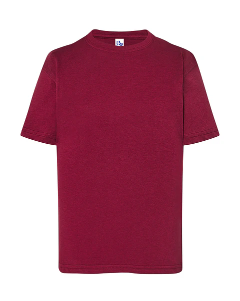 T-Shirt Kid — Burgundy — Sem Personalização
