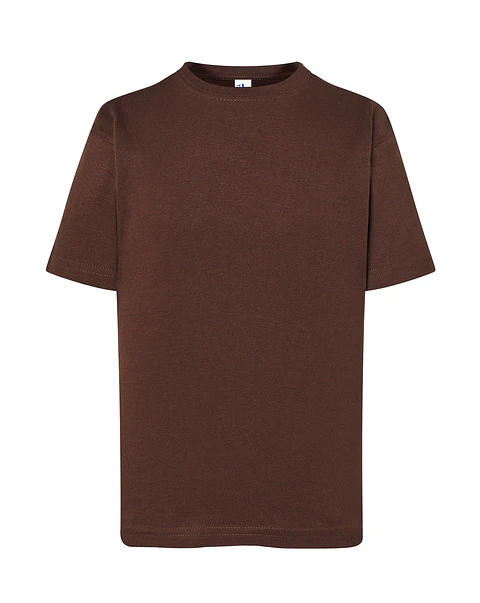 T-Shirt Kid — Chocolate — Sem Personalização