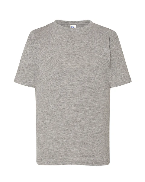 T-Shirt Kid — Grey Melange — Sem Personalização