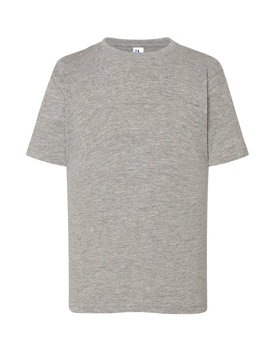T-Shirt Kid — Grey Melange — Sem Personalização 1