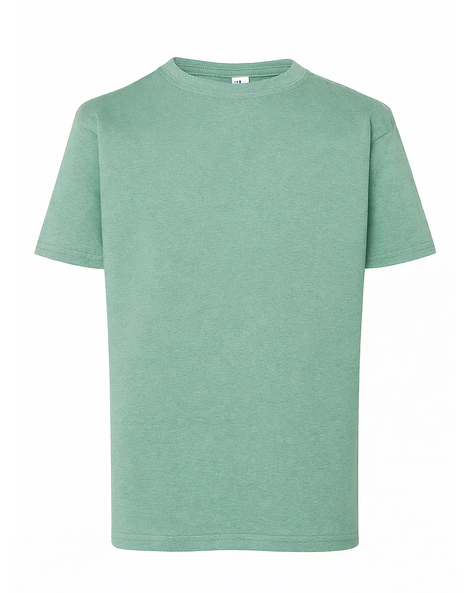T-Shirt Kid — Moss Green — Sem Personalização 1