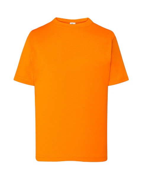 T-Shirt Kid — Orange — Sem Personalização