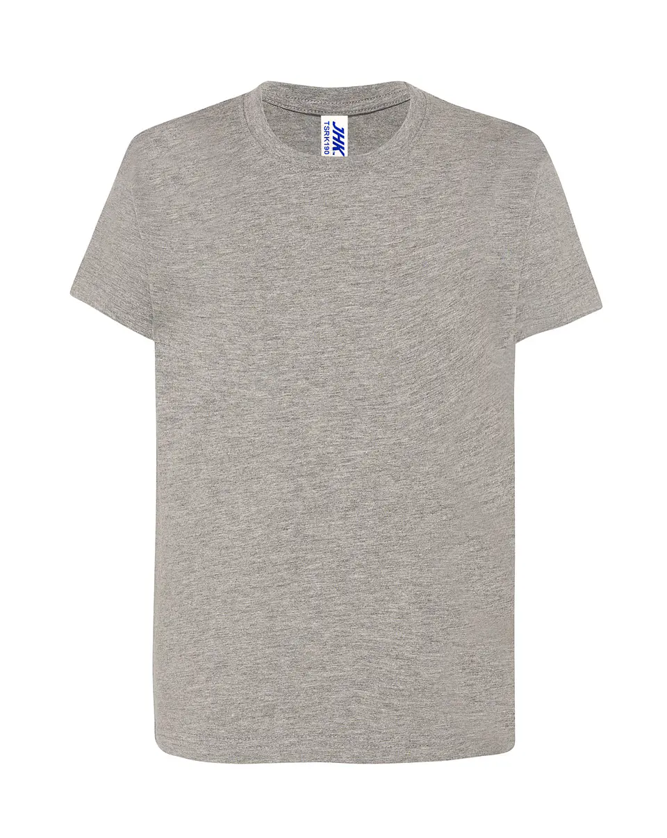 Premium T-Shirt Kid — Grey Melange — Sem Personalização 1