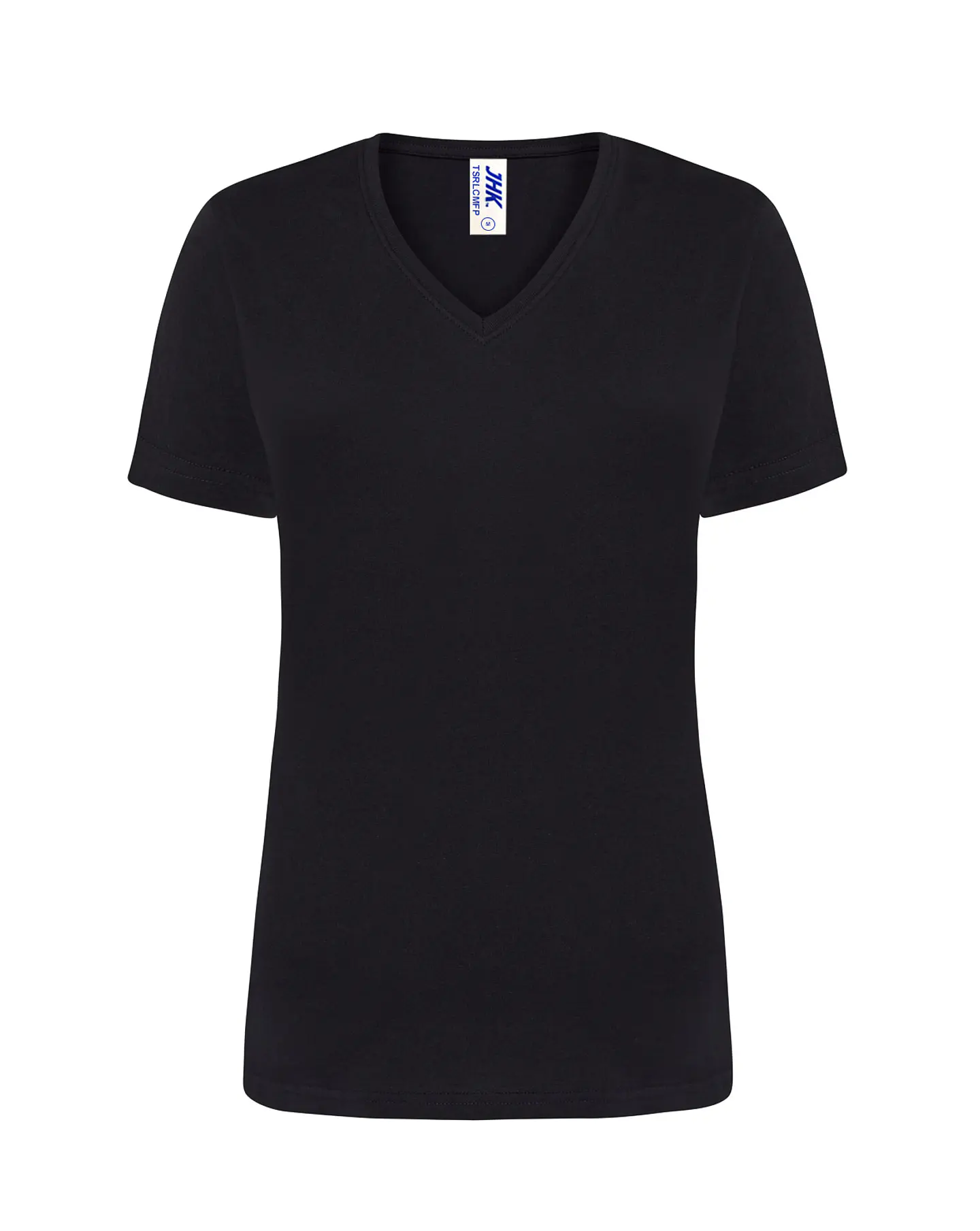 Lady Regular Comfort V-Neck — Black — Sem Personalização 1