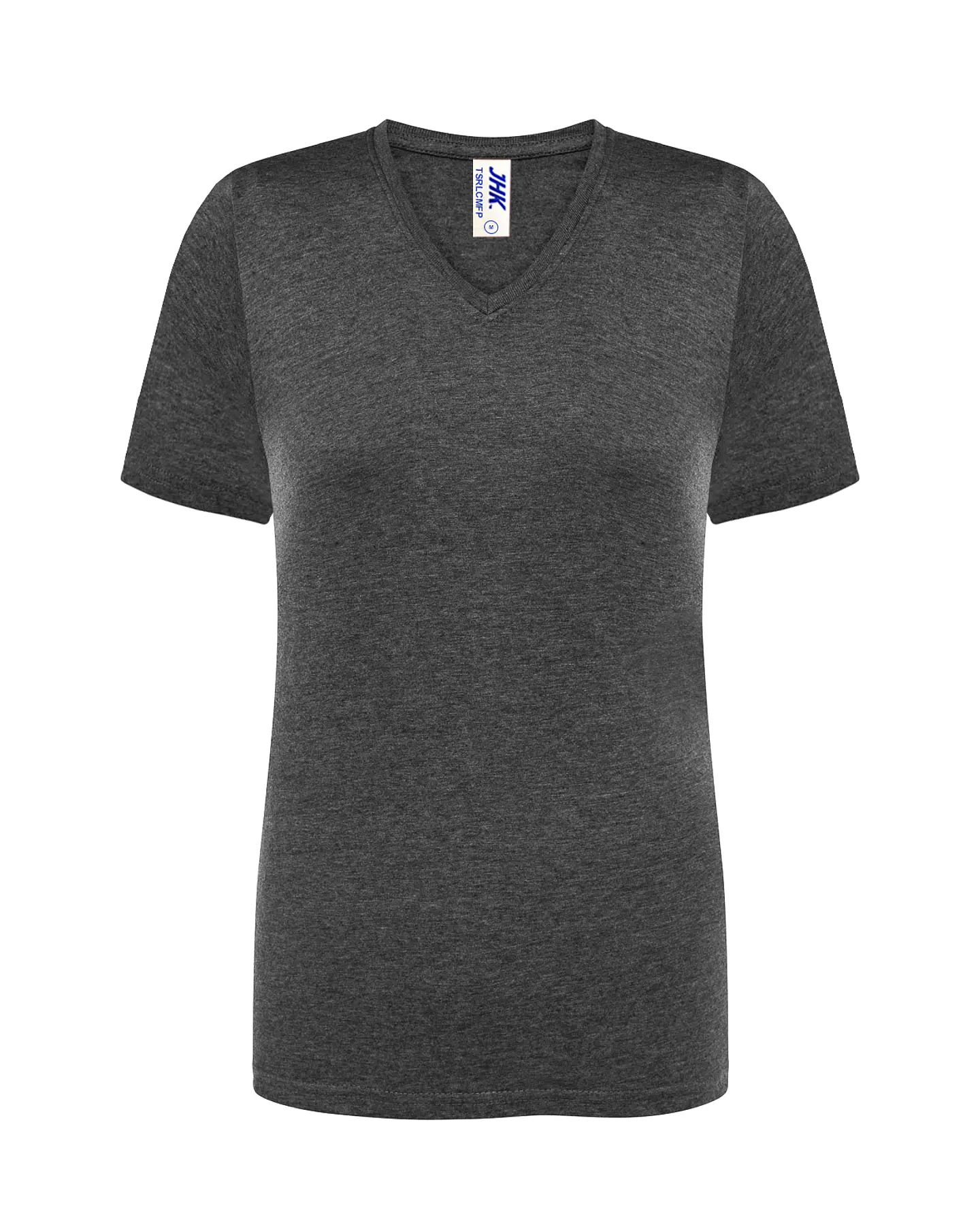 Lady Regular Comfort V-Neck — Charcoal Heather — Sem Personalização 1