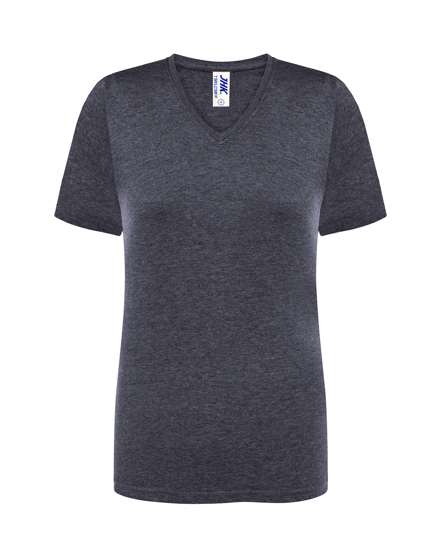 Lady Regular Comfort V-Neck — Denim Heather — Sem Personalização 1