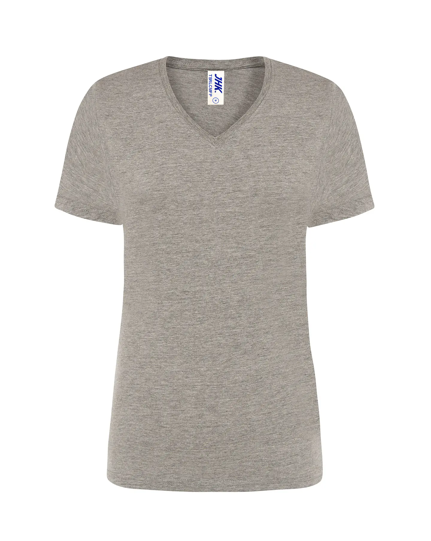 Lady Regular Comfort V-Neck — Grey Melange — Sem Personalização 1