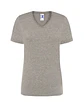 Lady Regular Comfort V-Neck — Grey Melange — Sem Personalização - Thumbnail 1