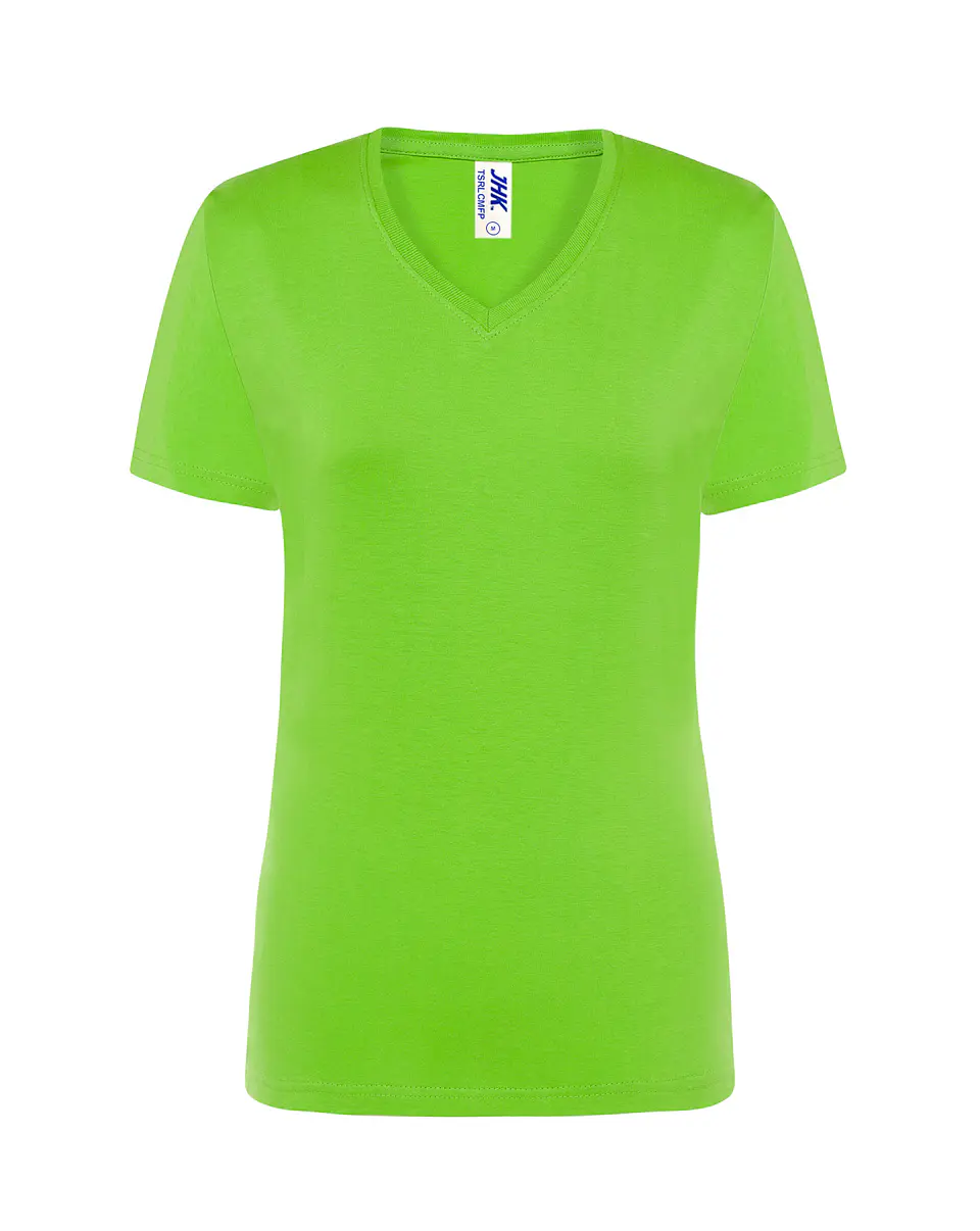 Lady Regular Comfort V-Neck — Lime — Sem Personalização 1