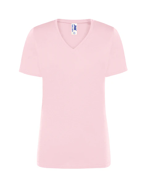 Lady Regular Comfort V-Neck — Pink — Sem Personalização