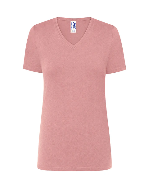 Lady Regular Comfort V-Neck — Pink Vintage — Sem Personalização