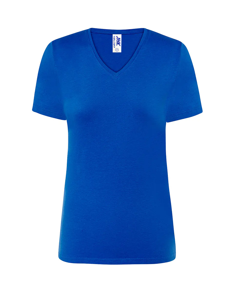 Lady Regular Comfort V-Neck — Royal Blue — Sem Personalização 1