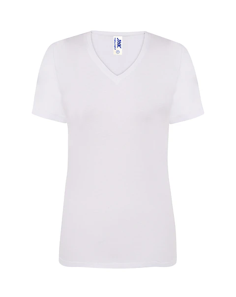 Lady Regular Comfort V-Neck — White — Sem Personalização