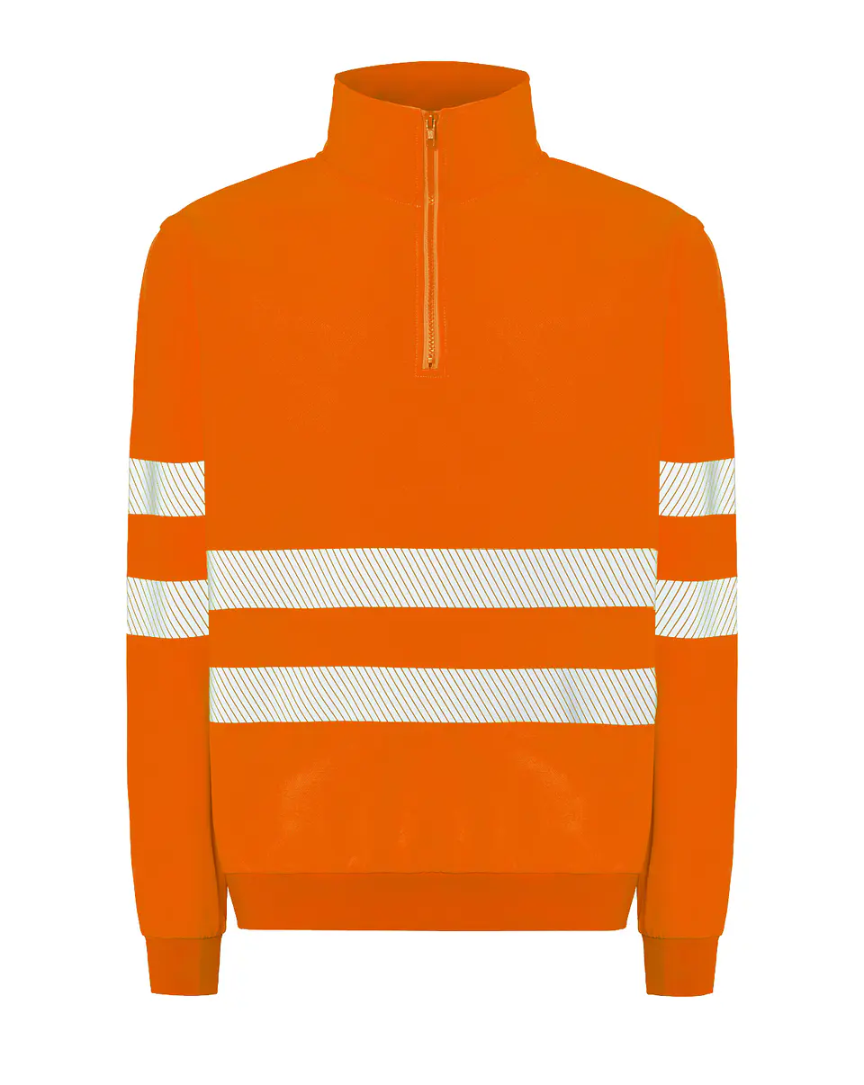 Sudadera Media Cremallera — Sem Personalização 2