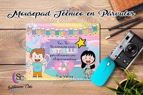 Mousepad Tecnico en Parvulos M1.