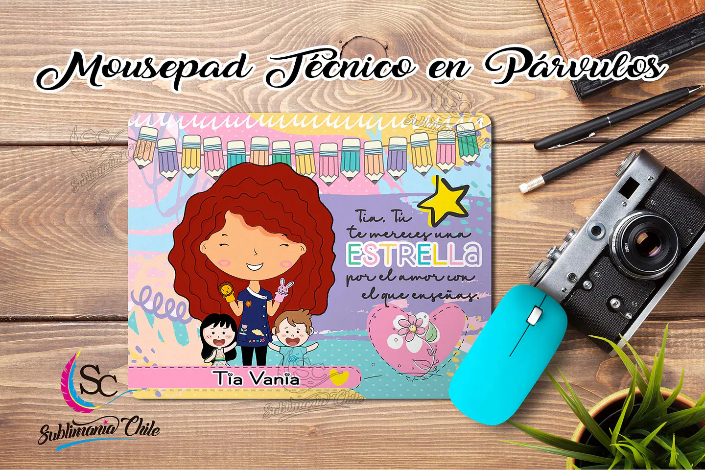 Mousepad Tecnico en Parvulos M1. 2