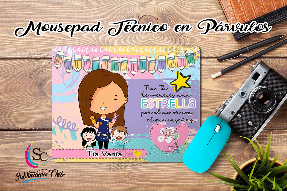 Mousepad Tecnico en Parvulos M1. 3