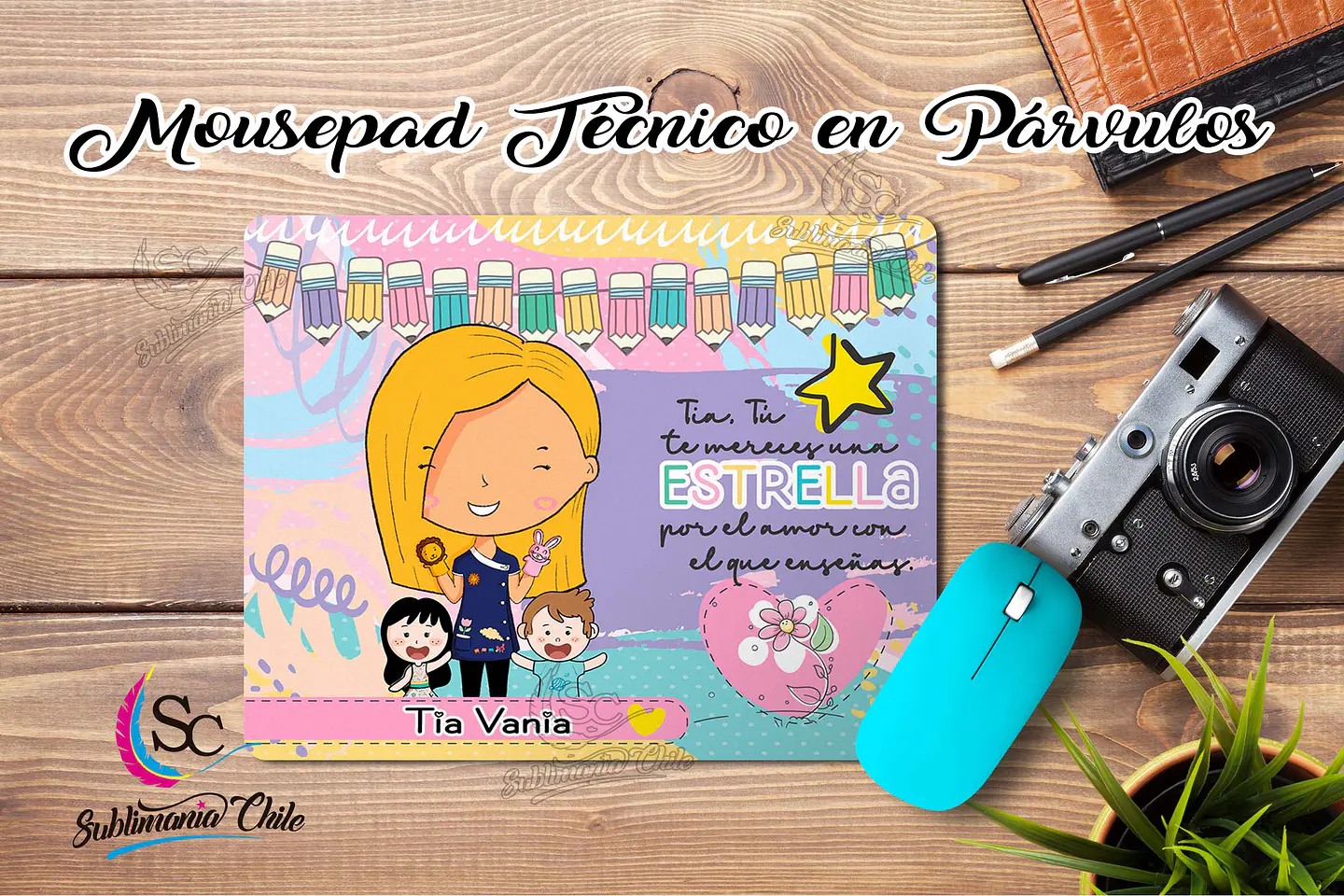 Mousepad Tecnico en Parvulos M1. 6