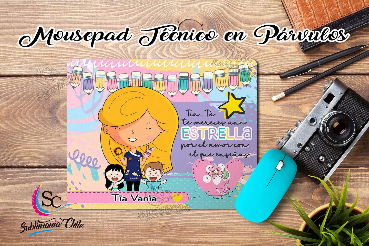 Mousepad Tecnico en Parvulos M1. 10