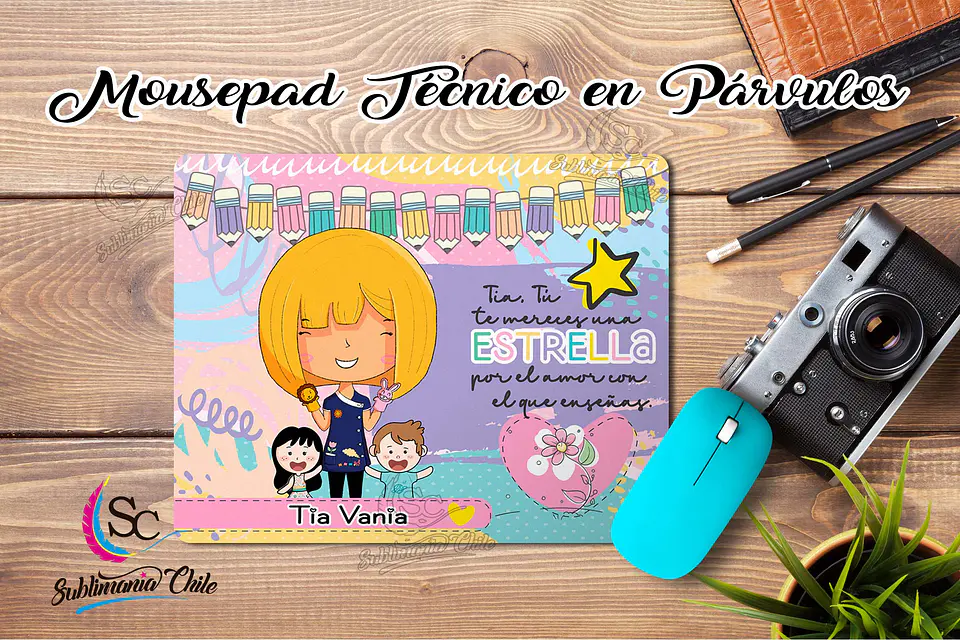 Mousepad Tecnico en Parvulos M1. 13