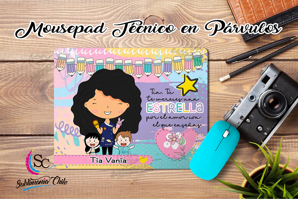 Mousepad Tecnico en Parvulos M1. 15