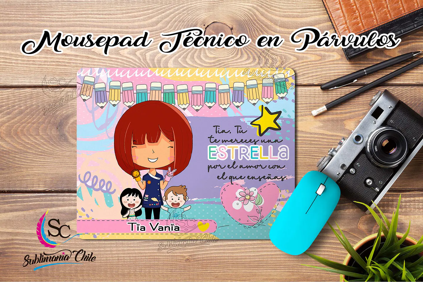 Mousepad Tecnico en Parvulos M1. 17