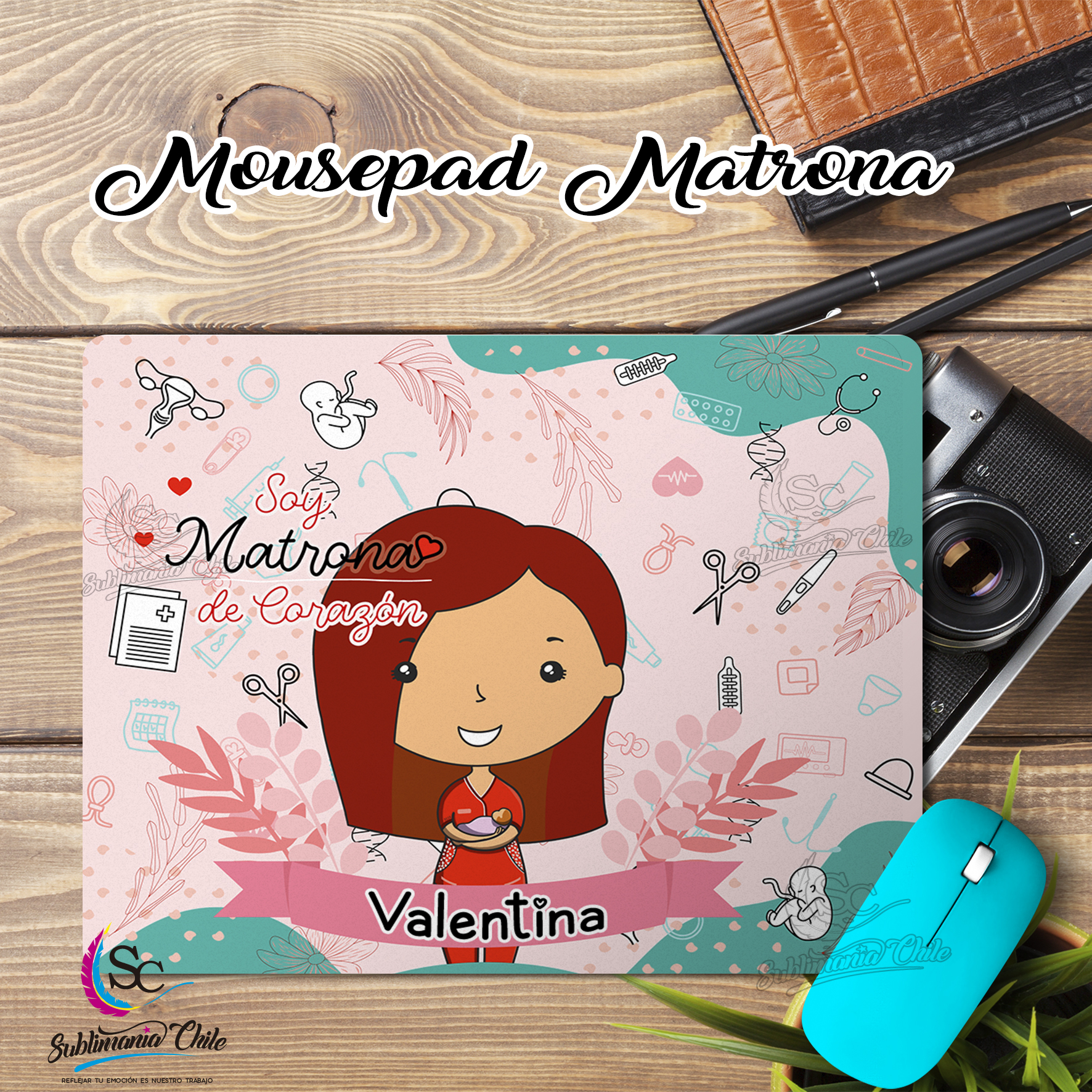 Matrona Pelo Liso Rojo. M1