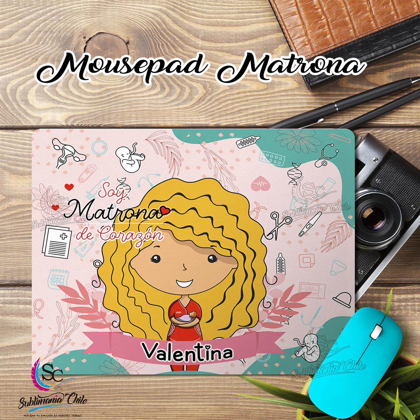 Matrona Pelo Ondulado Rubio. M1 1