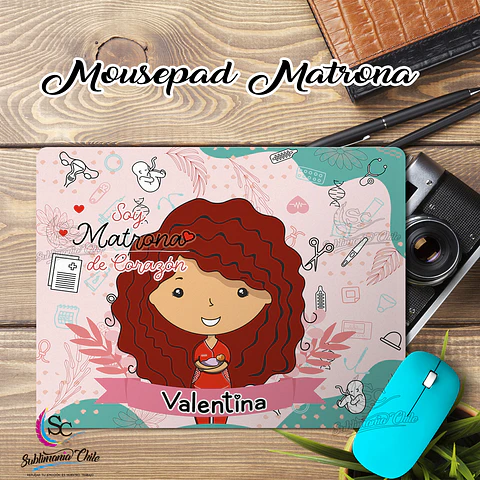 Matrona Pelo Ondulado Rojo. M1