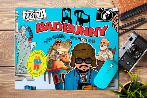 Mousepad Bad Bunny. Mod. 2