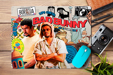 Mousepad Bad Bunny. Mod. 3