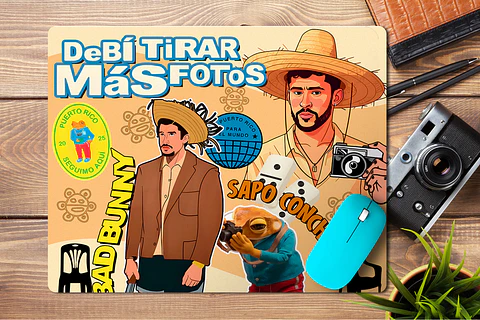 Mousepad Bad Bunny. Mod. 6