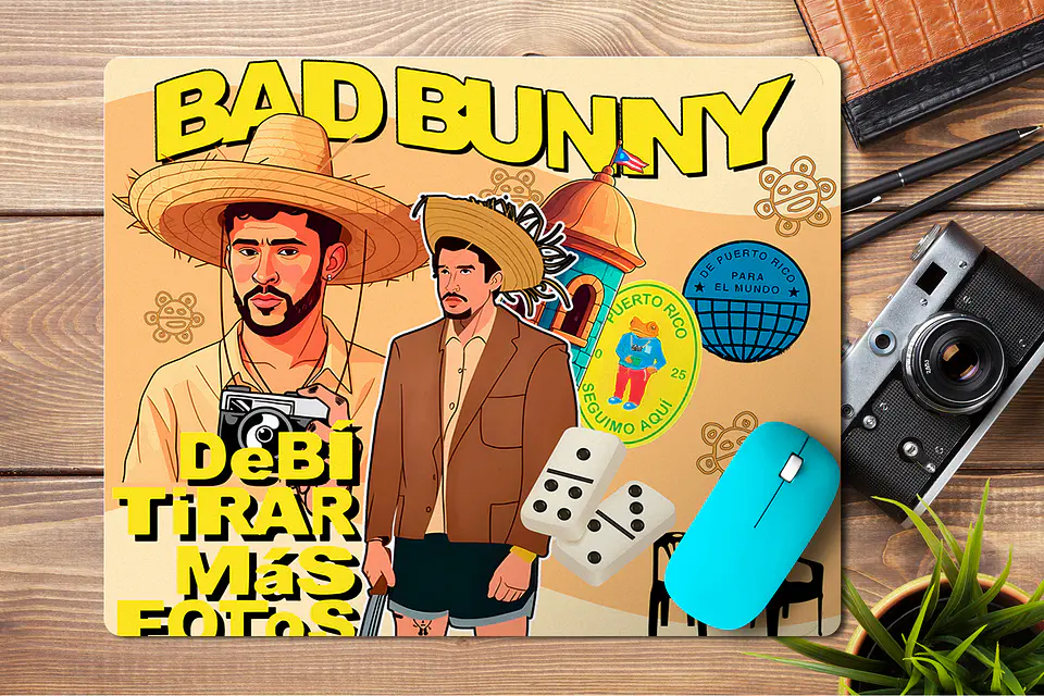 Mousepad Bad Bunny. Mod. 7 1